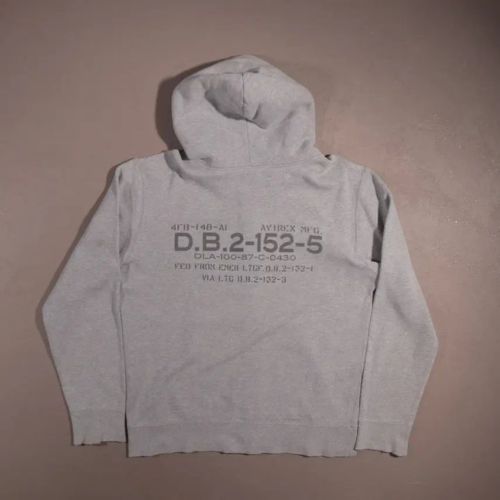 [BUNJANG] Avirex Japan Printed Hoodie Zip-up / 아비렉스 재팬 프린팅 후드집업 C235