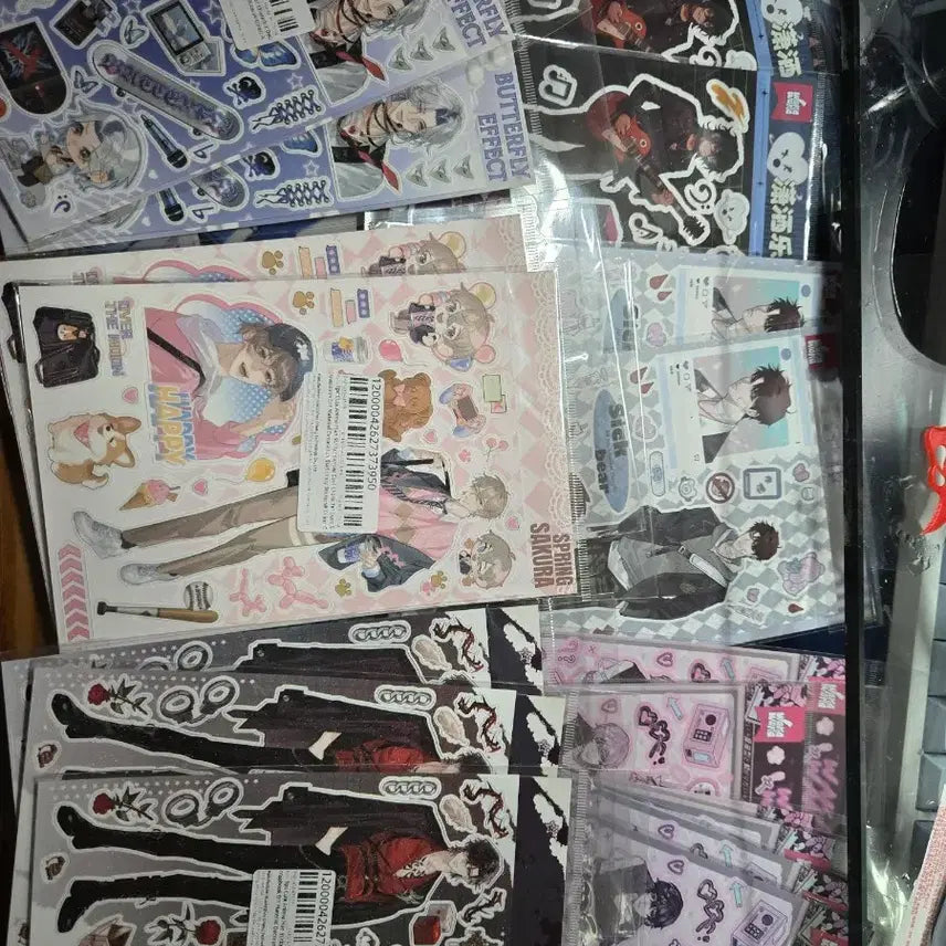 [BUNJANG] Character Stickers / 남자 캐릭터 스티커