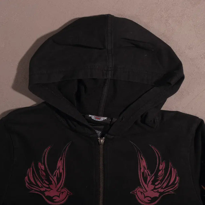 [BUNJANG] Harley Davidson Oriental Hooded Zip-up Jacket / 00s 할리데이비슨 오리엔탈 후드집업 C236