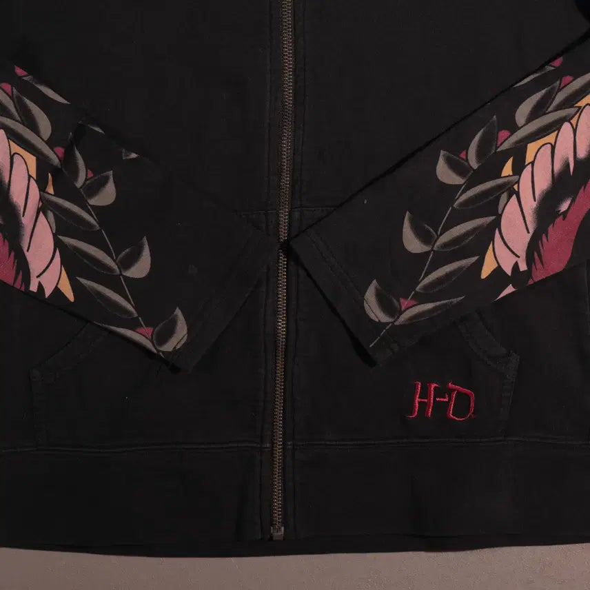 [BUNJANG] Harley Davidson Oriental Hooded Zip-up Jacket / 00s 할리데이비슨 오리엔탈 후드집업 C236