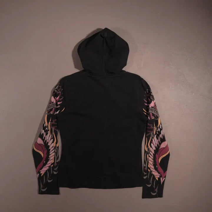 [BUNJANG] Harley Davidson Oriental Hooded Zip-up Jacket / 00s 할리데이비슨 오리엔탈 후드집업 C236