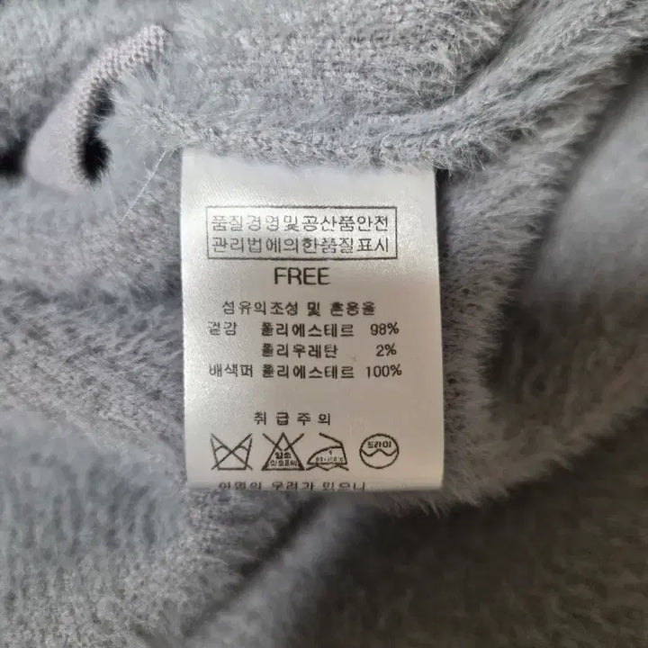 [BUNJANG] FOCUS Hooded Long Coat Grey / 옷장정리) FOCUS 퍼 후드 롱 코트 그레이