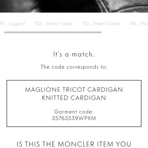 [BUNJANG] Moncler Tricot Knit Padded Jacket / 몽클레어 니트패딩 트리콧 XL 정품