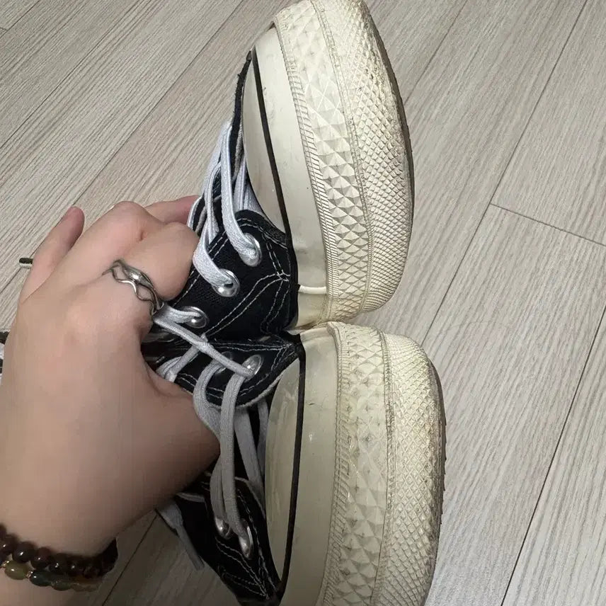 [BUNJANG] Converse Chuck Taylor High Black Sneakers / 컨버스 척테일러 하이 250 블랙