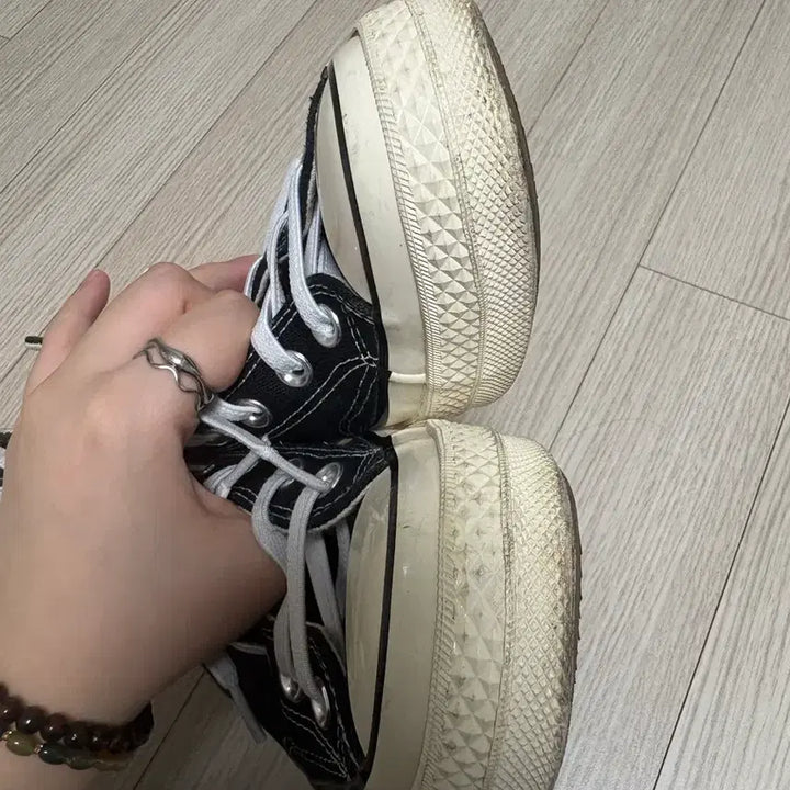 [BUNJANG] Converse Chuck Taylor High Black Sneakers / 컨버스 척테일러 하이 250 블랙
