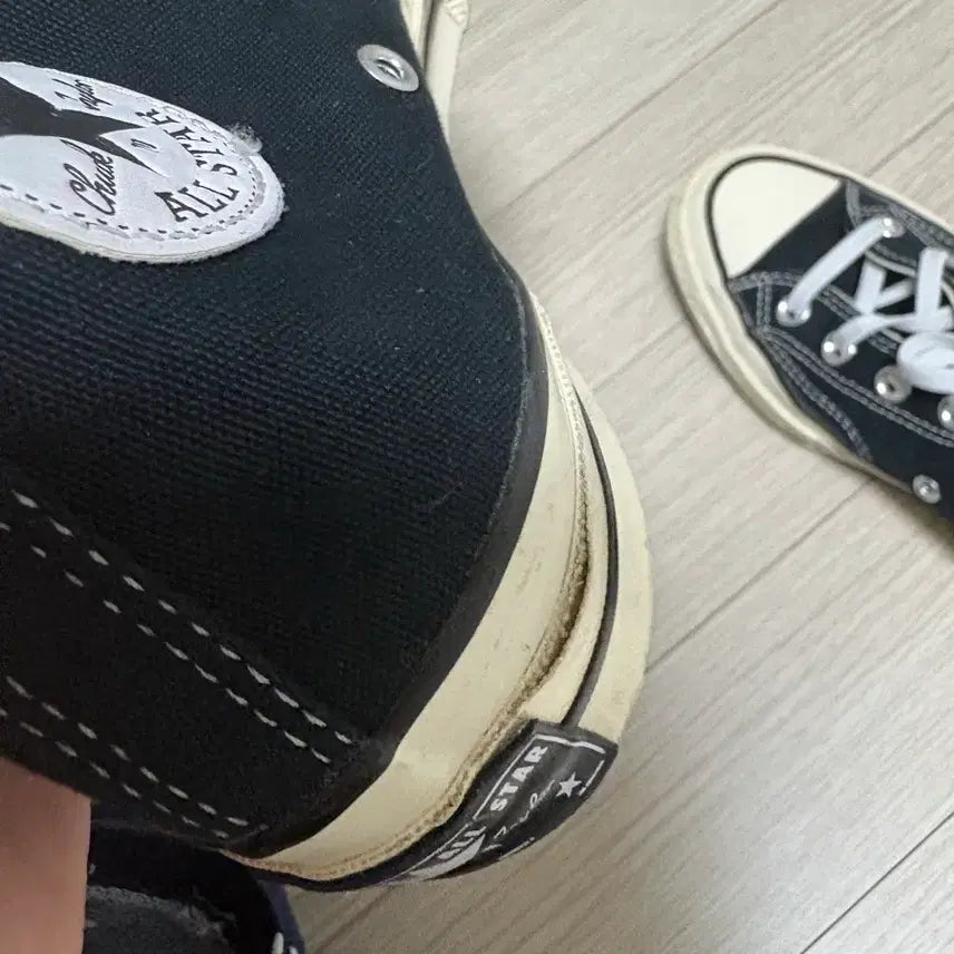 [BUNJANG] Converse Chuck Taylor High Black Sneakers / 컨버스 척테일러 하이 250 블랙