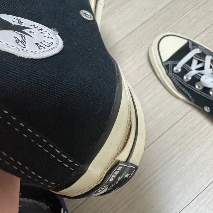 [BUNJANG] Converse Chuck Taylor High Black Sneakers / 컨버스 척테일러 하이 250 블랙