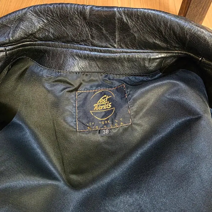 [BUNJANG] Lost Worlds 0033 Horsehide Leather Jacket / [Lost Worlds] 로스트 월드 호스하이드 가죽 자켓  38