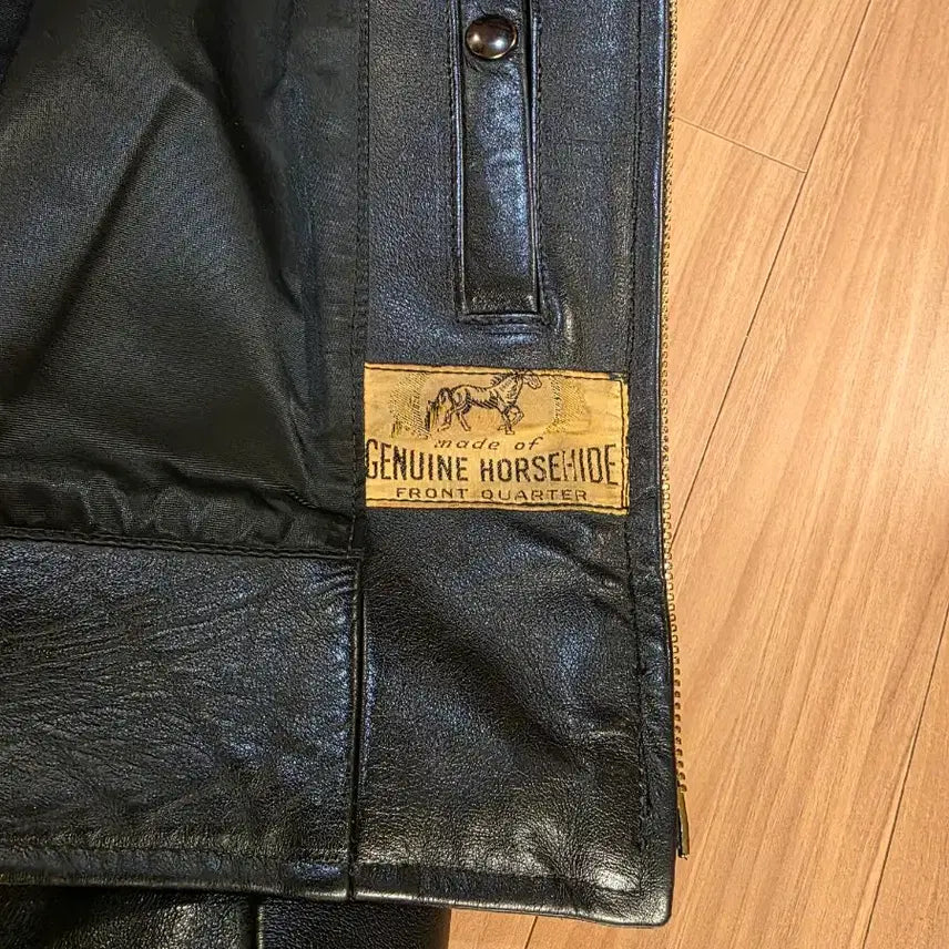 [BUNJANG] Lost Worlds 0033 Horsehide Leather Jacket / [Lost Worlds] 로스트 월드 호스하이드 가죽 자켓  38