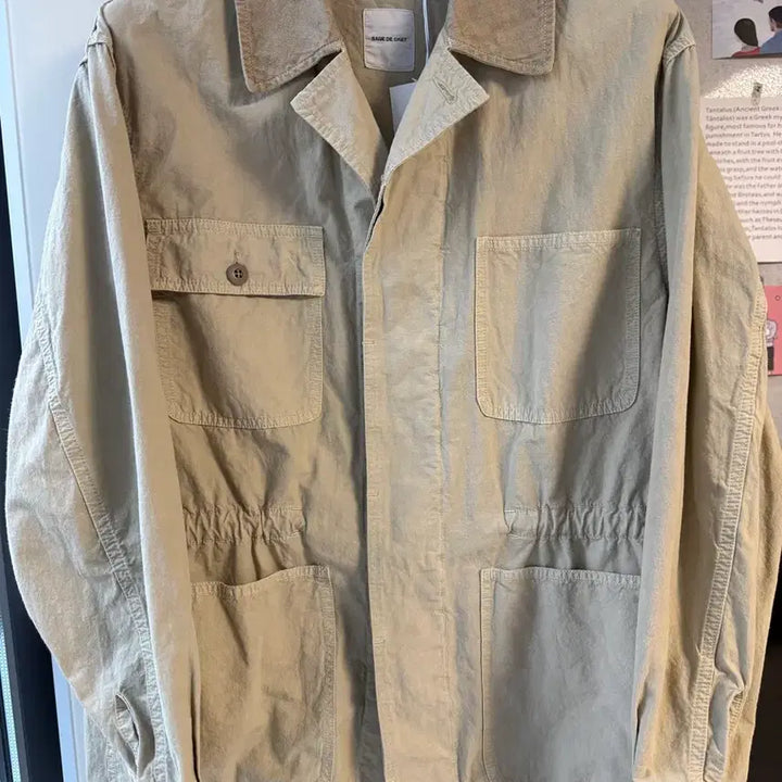 [SOLD OUT] [M,L] 사쥬드크레 햄프코튼 워크 자켓 새상품