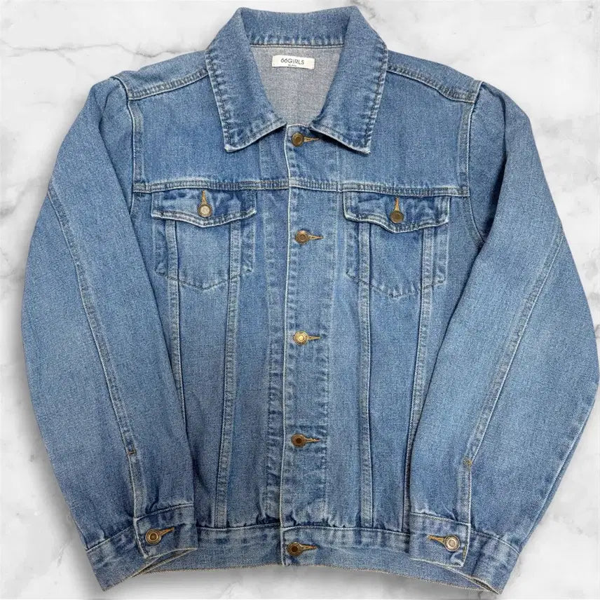 [BUNJANG] 66Girls Denim Jacket / 육육걸즈(66GIRLS) 여성 데님 청자켓 556677정도 사이즈