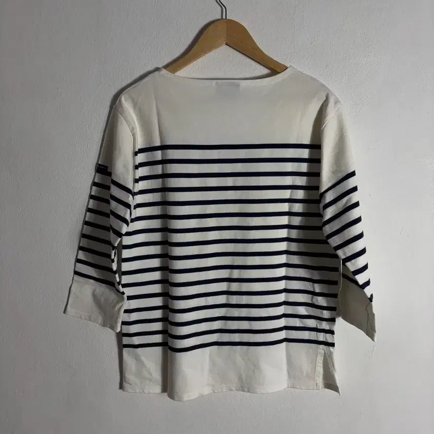 [SOLD OUT] 세인트제임스 흰/남 스트라이프 티셔츠(40)