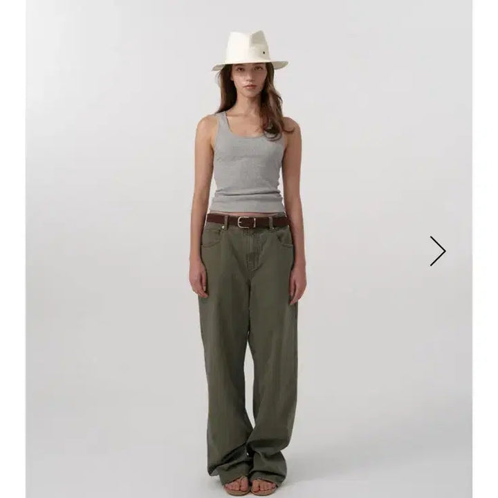 [BUNJANG] The Barnnet U-Neck Ribbed Tank Top 3-Pack / 더바넷 3-Pack U-Neck Ribbed Tank Top 슬리브리스