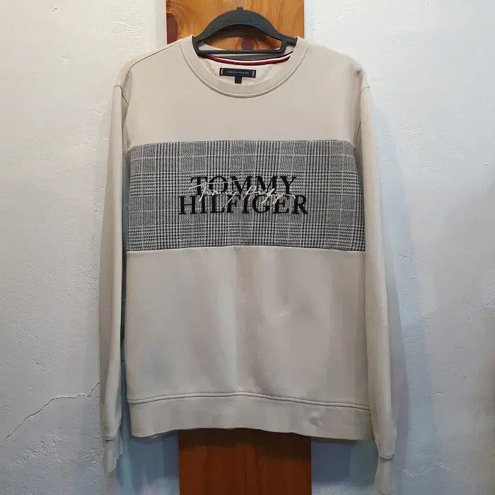 [BUNJANG] Tommy Hilfiger Fleece Sweatshirt (Size 105) / 타미힐피거 기모 맨투맨(105)