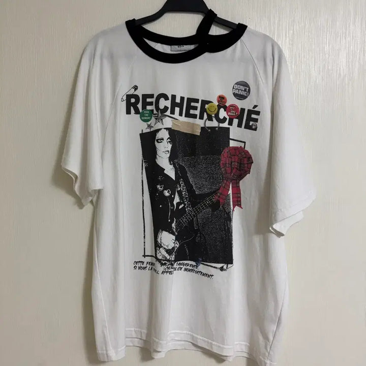 [BUNJANG] Soif White Choker T-shirt / 소이프 화이트 초커 티셔츠
