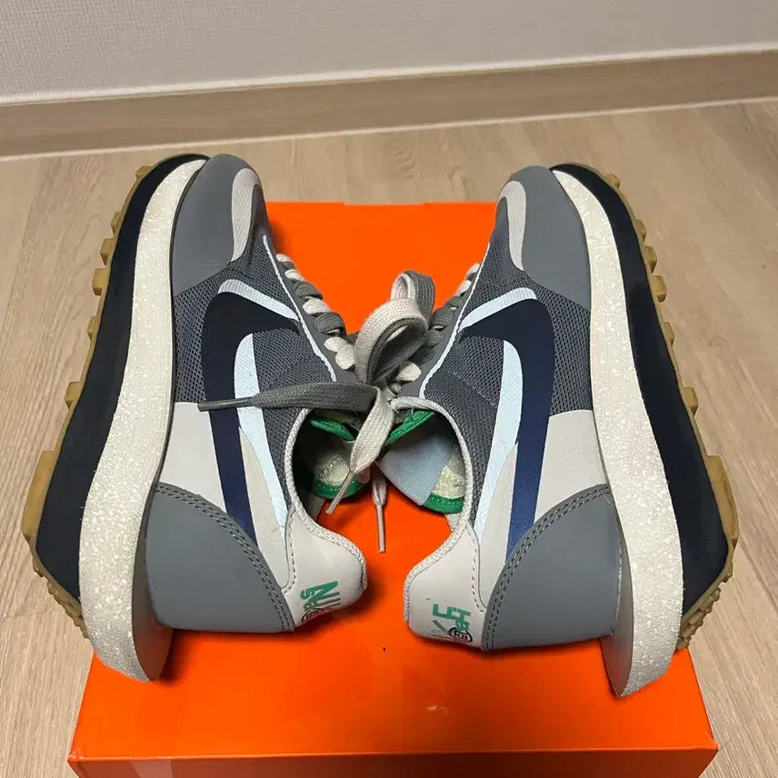 [BUNJANG] Nike Sacai CLOT LDWaffle Grey Sneakers / 나이키 사카이 클랏 LD와플 그레이 245