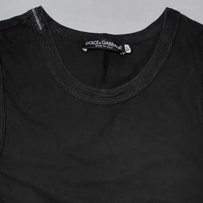 [BUNJANG] Dolce &amp; Gabbana Vintage Big Logo Sleeveless Top / [46] 돌체앤가바나(D&amp;G) 빈티지 빅로고 슬리브리스