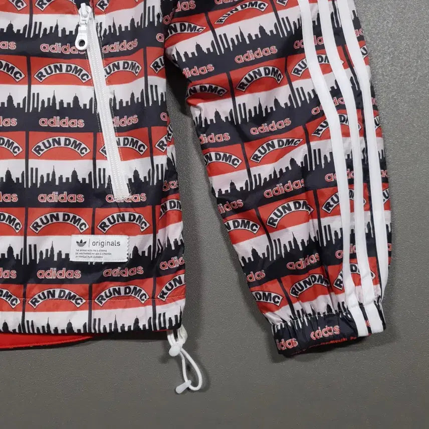 [BUNJANG] Adidas Run DMC Reversible Windbreaker Jersey / 아디다스 X RUN DMC 콜라보 한정판 양면 리버서블 바람막이 져지