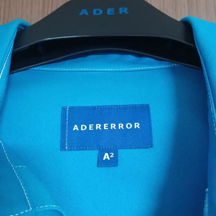 [BUNJANG] ADER Error Blue Shirt A2 / 아더에러 블루 셔츠a2 사이즈