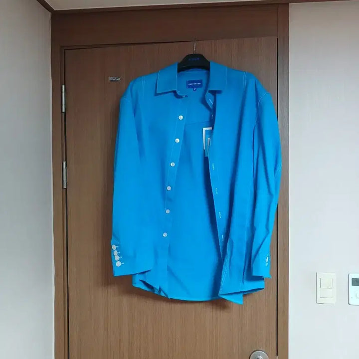 [BUNJANG] ADER Error Blue Shirt A2 / 아더에러 블루 셔츠a2 사이즈