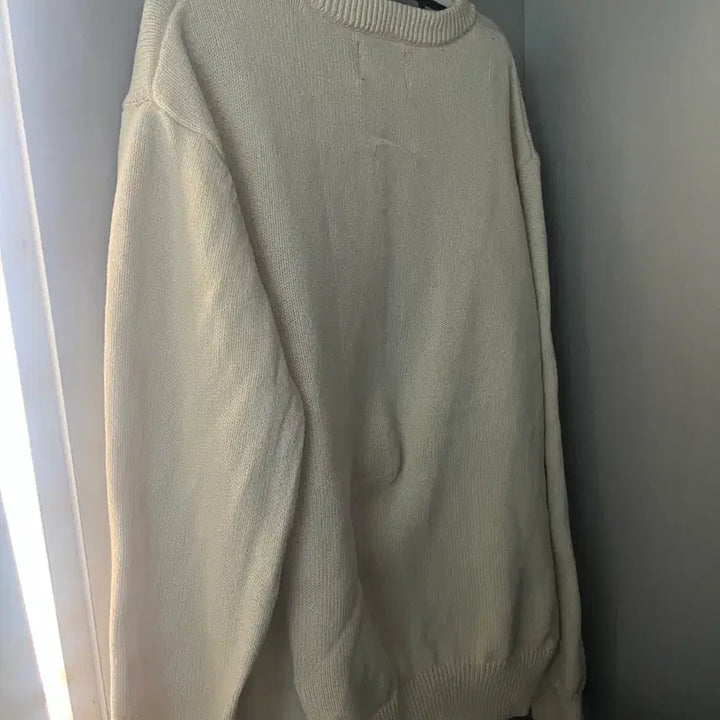 [BUNJANG] L Ivory Knit / XXL 컬리니트 아이보리