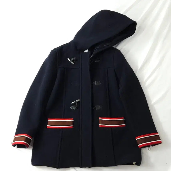 [BUNJANG] Sandro Heavy Wool Women's Duffle Coat Jacket / 산드로 헤비 울 여성 코트 떡볶이코트 자켓 38