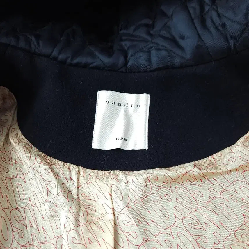 [BUNJANG] Sandro Heavy Wool Women's Duffle Coat Jacket / 산드로 헤비 울 여성 코트 떡볶이코트 자켓 38