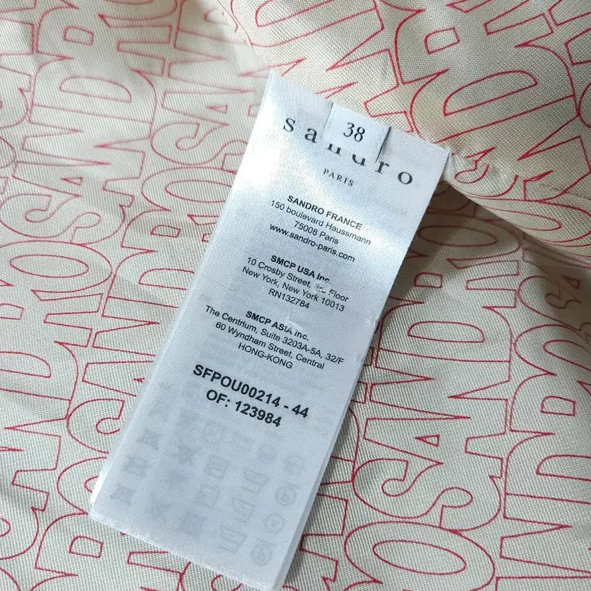 [BUNJANG] Sandro Heavy Wool Women's Duffle Coat Jacket / 산드로 헤비 울 여성 코트 떡볶이코트 자켓 38