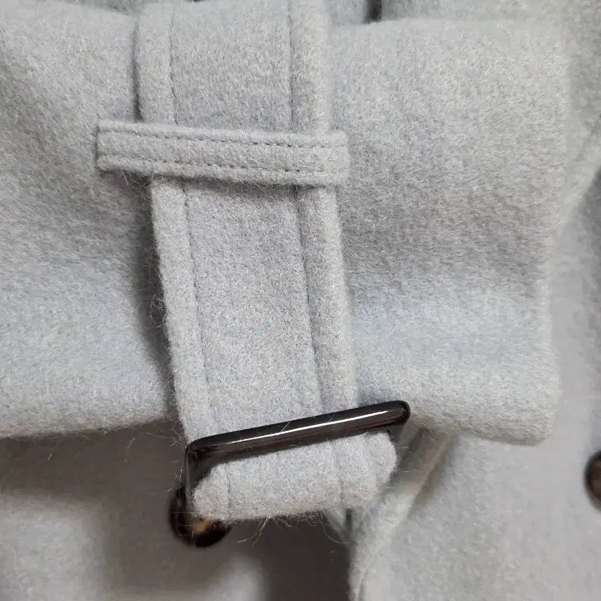 [BUNJANG] FST Double Button Coat Sky Blue / FST 더블 버튼 코트 하늘색