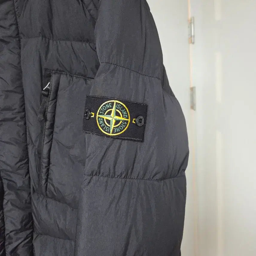[BUNJANG] Stone Island Drake Long Padded Jacket Black L / [희귀매물] 스톤아일랜드 16 크링클랩스 롱패딩 드레이크 패딩 블랙 L