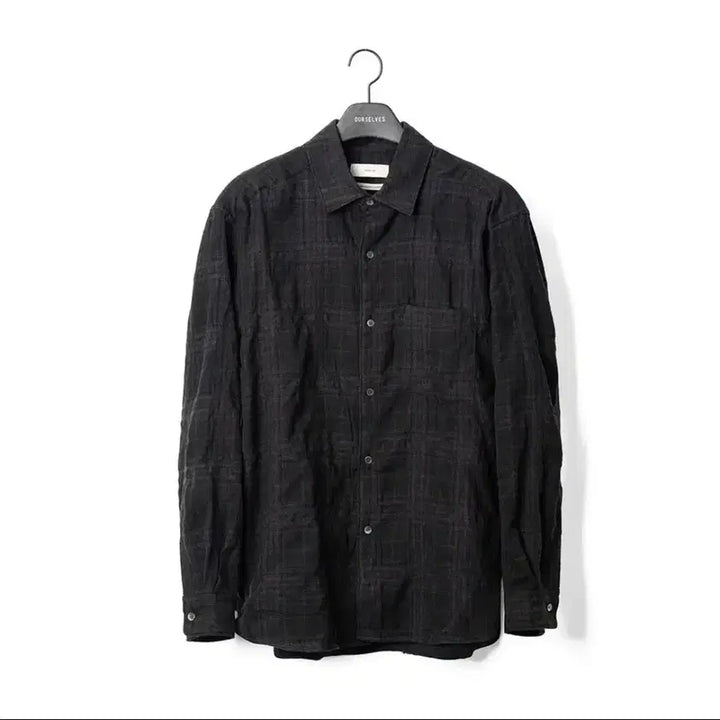 [BUNJANG] Ourselfs Vintage Check Shirt Black / [2] 아워셀브스 빈티지 체크셔츠 블랙