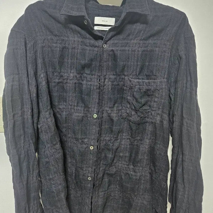 [BUNJANG] Ourselfs Vintage Check Shirt Black / [2] 아워셀브스 빈티지 체크셔츠 블랙