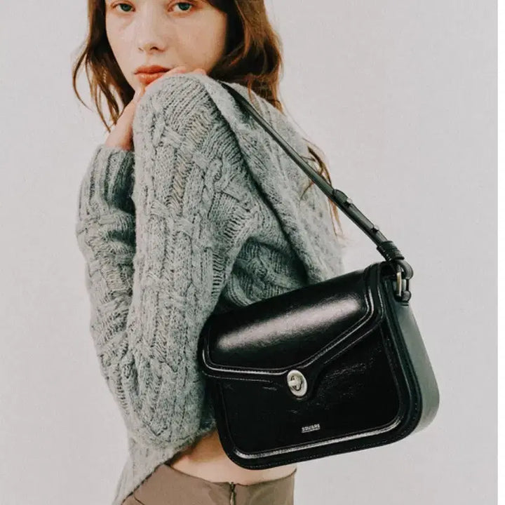 [BUNJANG] Square Line Amber Handbag / 스퀘어라인 엠버 가방