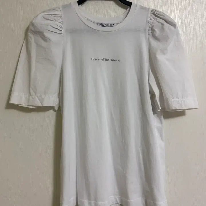 [BUNJANG] ZARA Puff Sleeve T-shirt S / 자라 퍼프 반팔 티셔츠 S