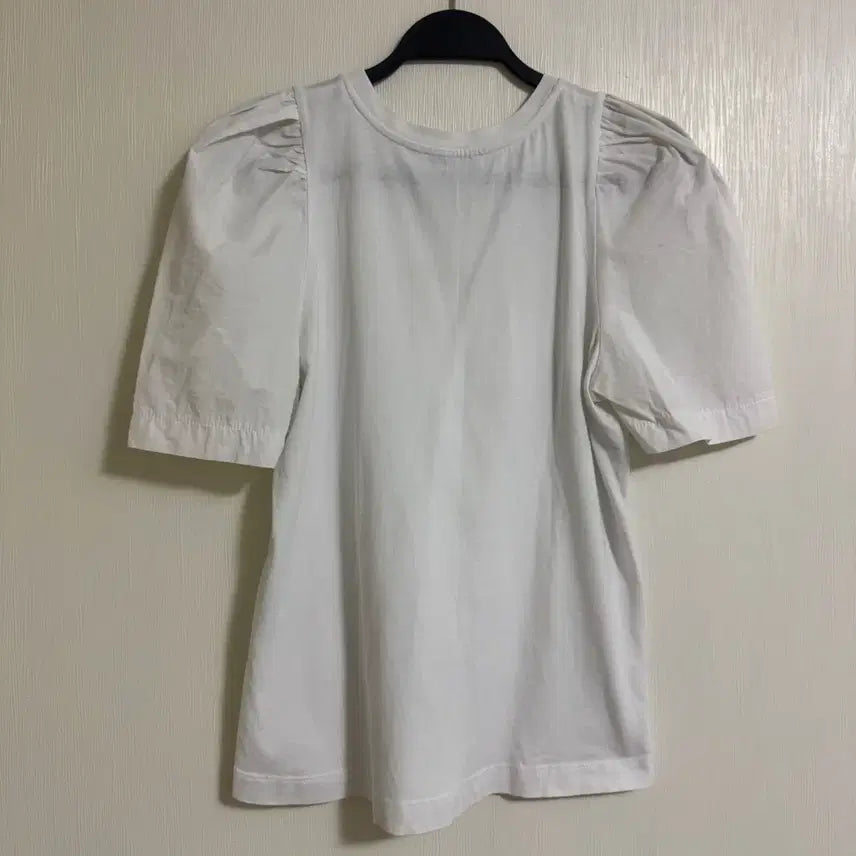 [BUNJANG] ZARA Puff Sleeve T-shirt S / 자라 퍼프 반팔 티셔츠 S