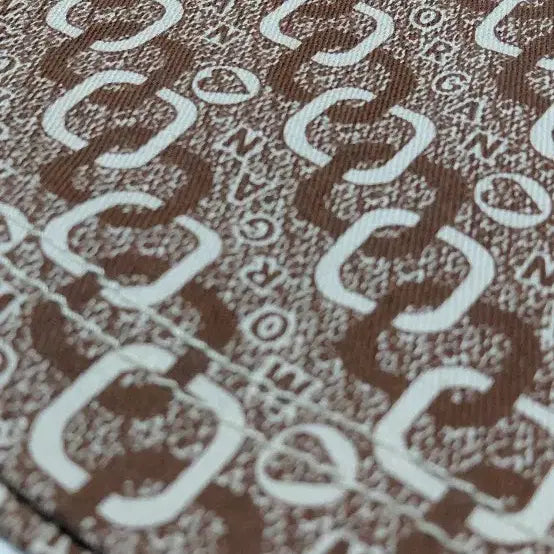 [BUNJANG] MORGAN DE TOI Logo Pattern Leather Mini Skirt / [프랑스 빈티지/38] MORGAN 로고 패턴 레더 배색 미니스커트