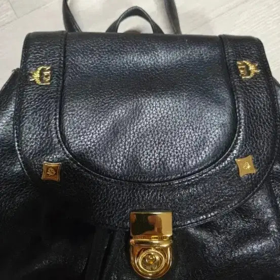 [BUNJANG] MCM Black Leather Backpack / MCM 블랙 레더 백팩 가방
