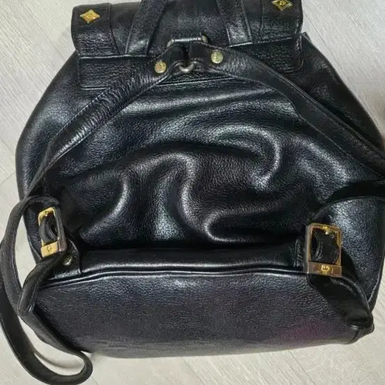 [BUNJANG] MCM Black Leather Backpack / MCM 블랙 레더 백팩 가방