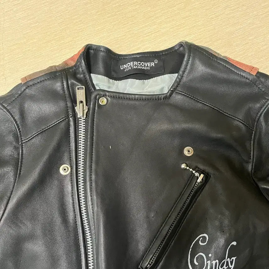 [BUNJANG] Undercover Cindy Sherman Leather Jacket / 언더커버 신디셔먼 레더자켓