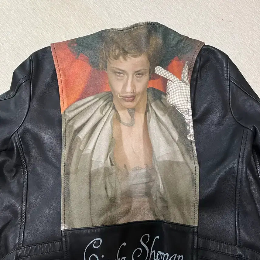 [BUNJANG] Undercover Cindy Sherman Leather Jacket / 언더커버 신디셔먼 레더자켓