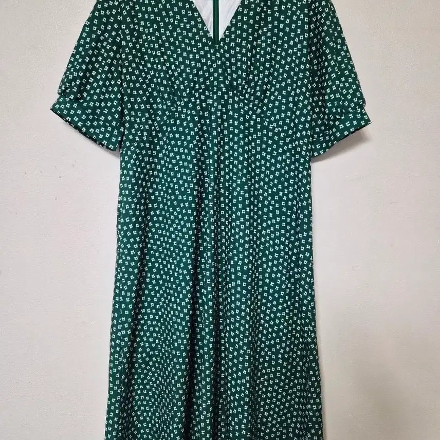 [BUNJANG] HOTPING Floral Long Dress / 옷장정리) HOTPING 그린 플라워 롱 원피스