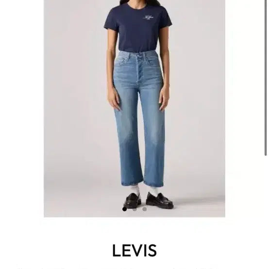 [BUNJANG] Levi's Straight Ankle Jeans / 리바이스 스트라이트 앵클 진 블루