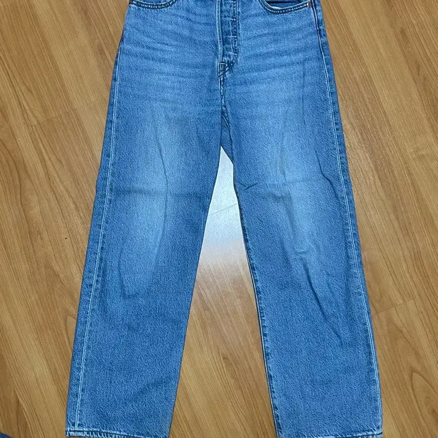 [BUNJANG] Levi's Straight Ankle Jeans / 리바이스 스트라이트 앵클 진 블루