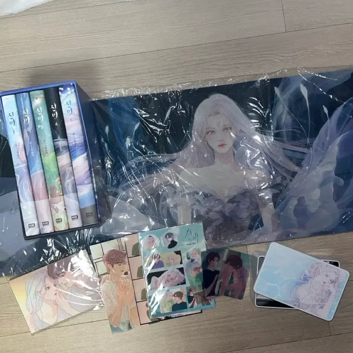 [BUNJANG] Shinbi Webtoon First Edition Bundle Set / 초판 신비 웹툰 단행본 한정판 굿즈 추가 일괄 판매