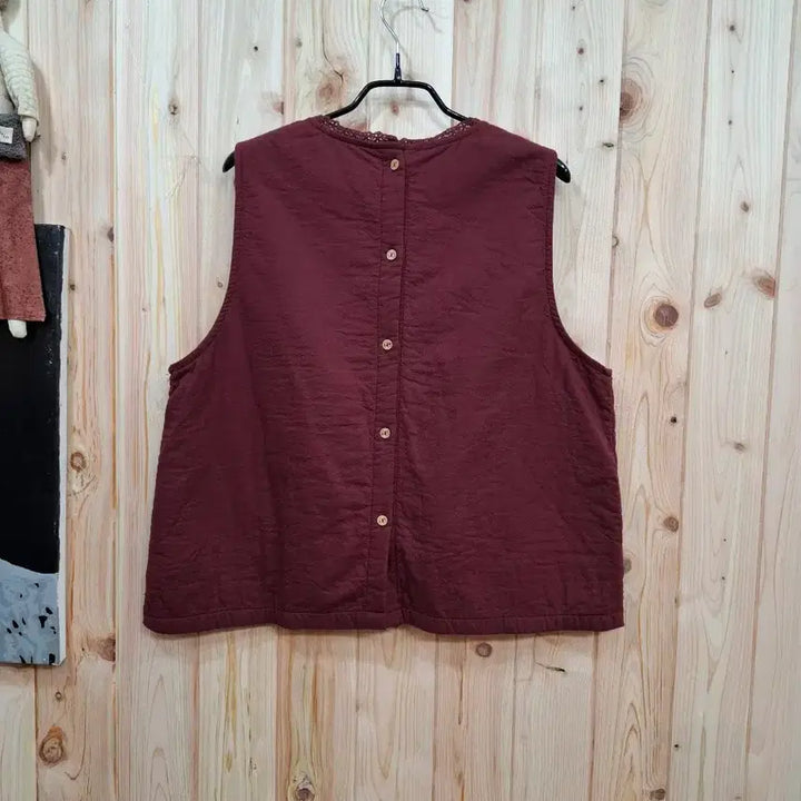 [BUNJANG] Lace Bonded Vest / 레이스 본딩  조끼