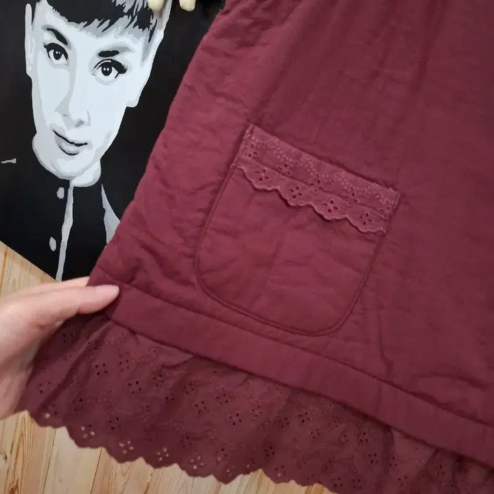 [BUNJANG] Lace Bonded Vest / 레이스 본딩  조끼