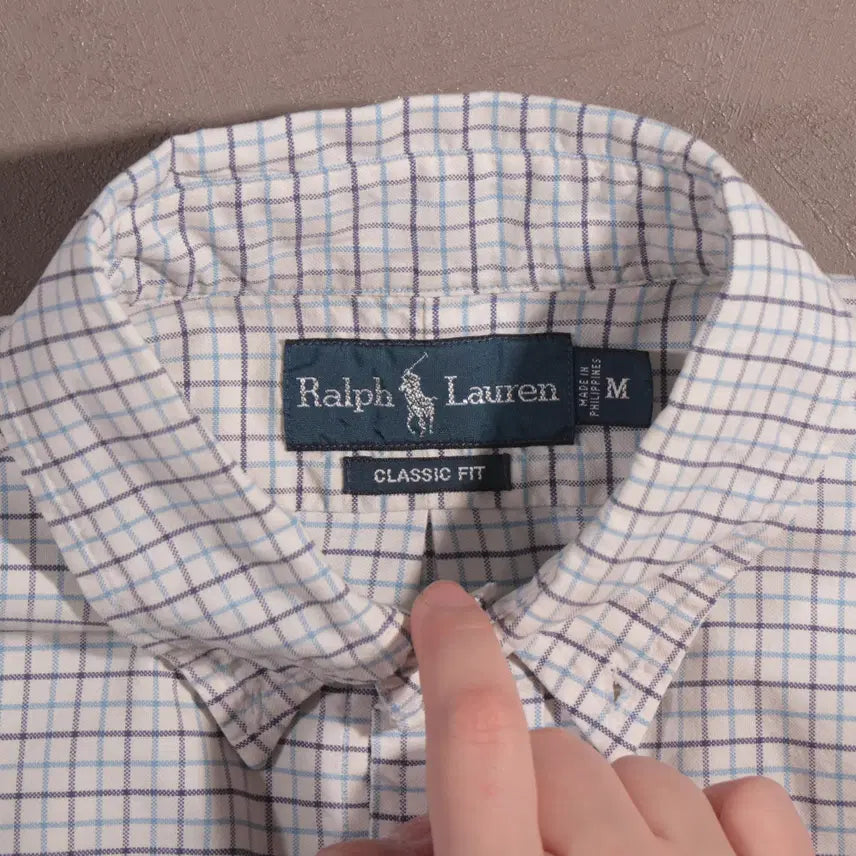 [BUNJANG] Polo Ralph Lauren Checkered Shirt / 폴로 랄프로렌 체크셔츠 C247
