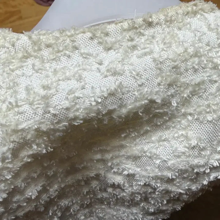 [BUNJANG] Color In ID Ivory Tweed Jacket / 컬러인아이디 OUR studio 아이보리 트위드 자켓(정가 8만원대)