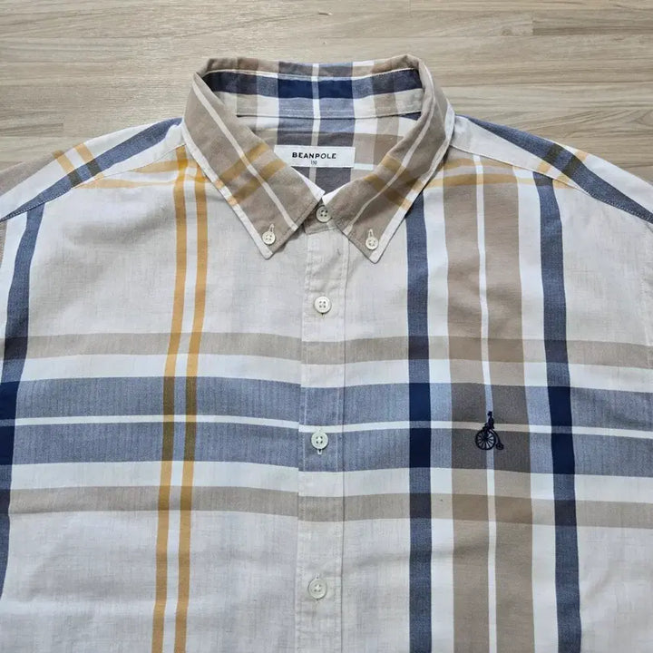 [BUNJANG] Beanpole Check Long Sleeve Shirt (Size 105) / 105) 빈폴 체크 긴팔 셔츠