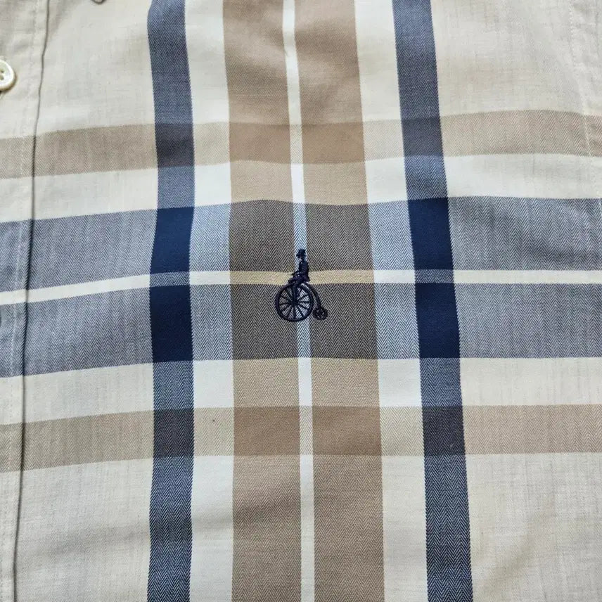 [BUNJANG] Beanpole Check Long Sleeve Shirt (Size 105) / 105) 빈폴 체크 긴팔 셔츠